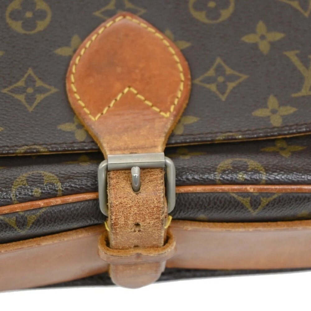 LOUIS VUITTON Cartouchiere MM Shoulder Bag Monogram Leather Brown M51253 36KB922 - Picture 8 of 15
